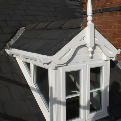 sash window in roof window